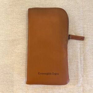 Ermenegildo Zegna soft eyeglass case